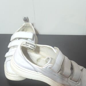 White Velcro Sneakers